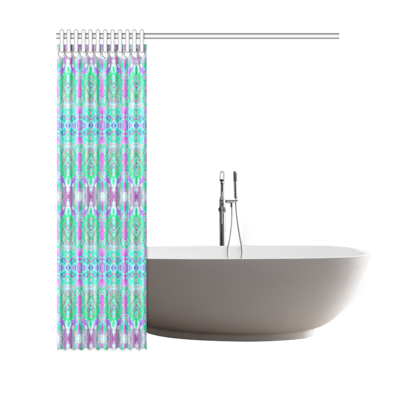 Whale and Fish Tails Art Shower Curtain 69"x72"