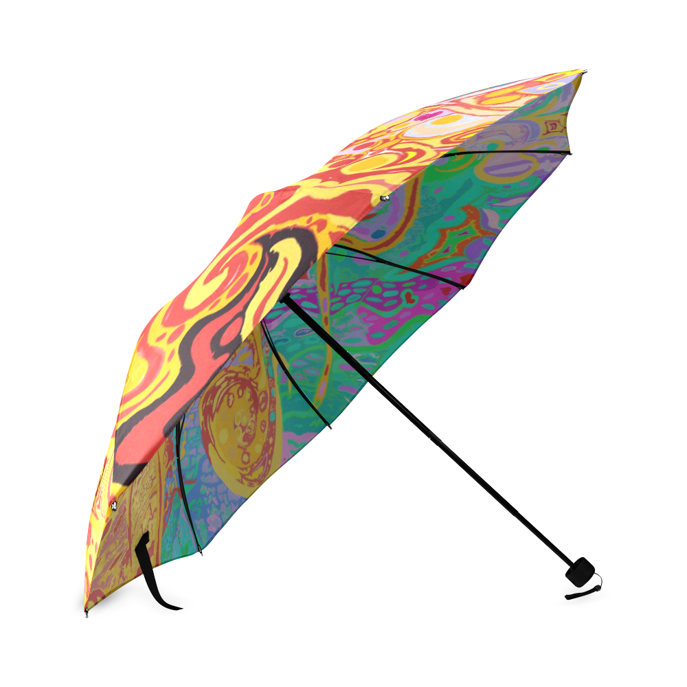 Hair of the Divine Universe Art Umbrella Foldable Umbrella (Model U01)