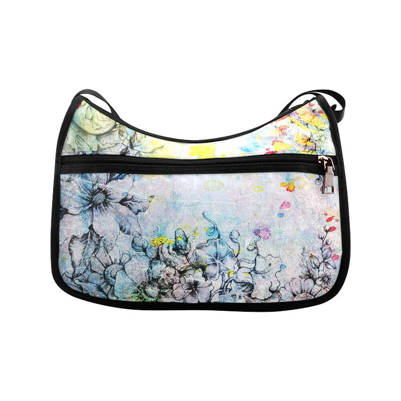 Flowers Wild 1 Crossbody Bags (Model 1616)