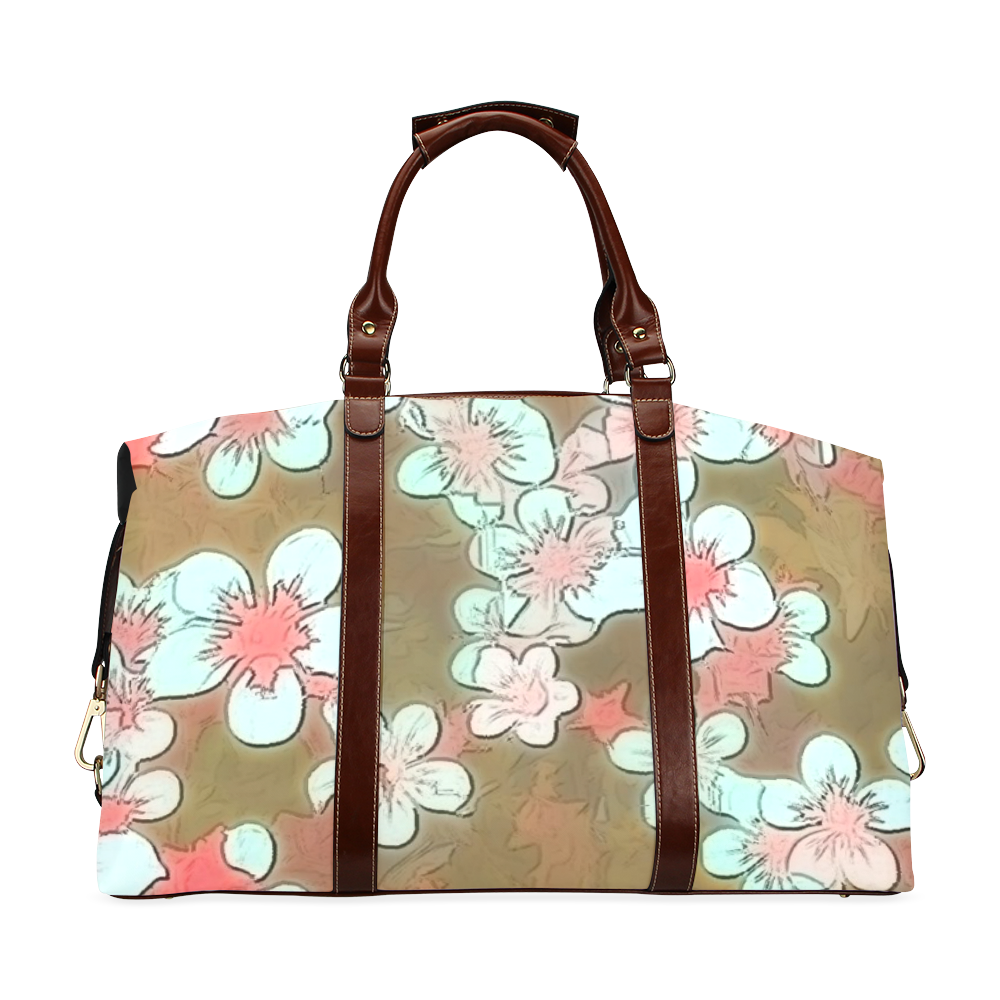 lovely floral 29 A by FeelGood Classic Travel Bag (Model 1643) Remake