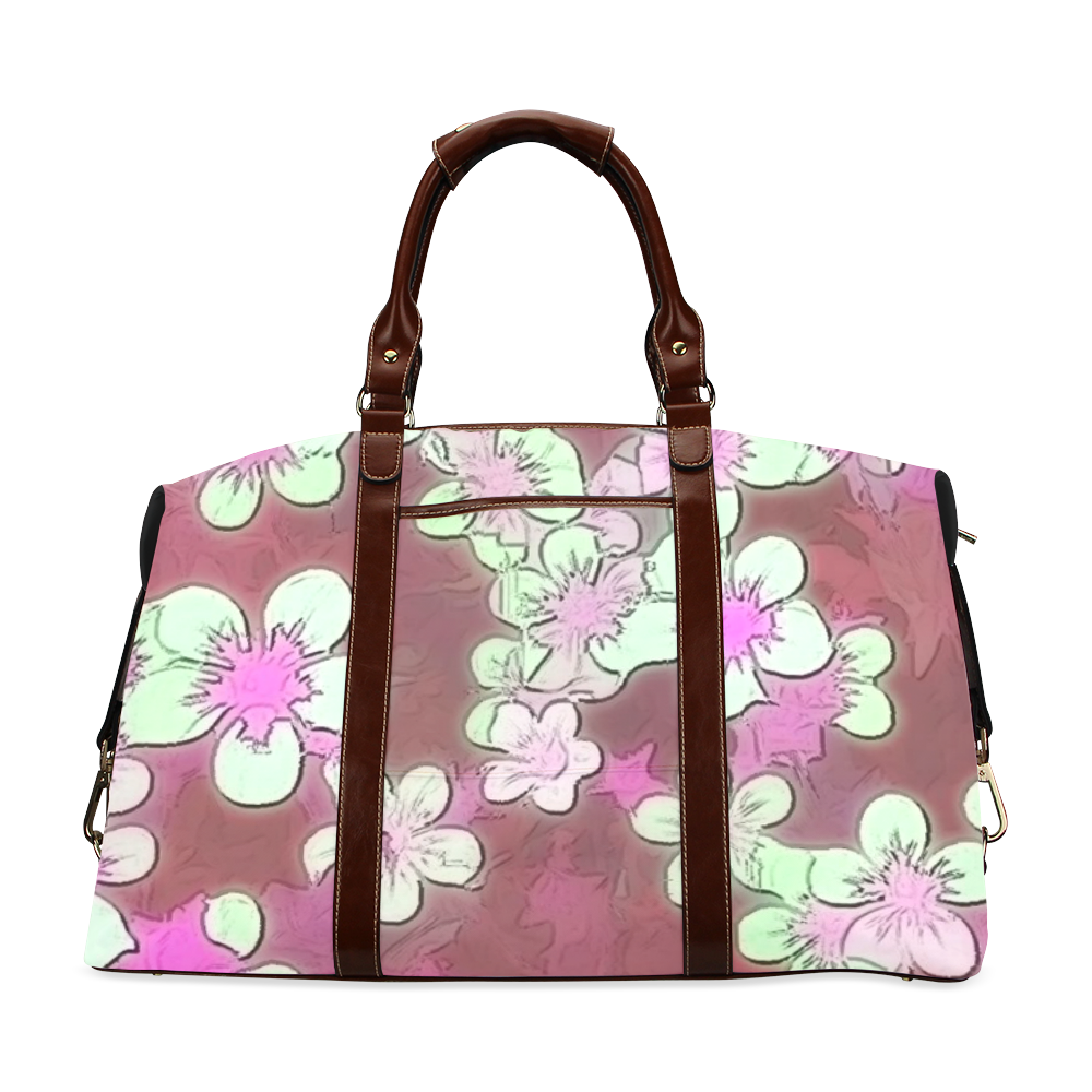 lovely floral 29 B by FeelGood Classic Travel Bag (Model 1643) Remake