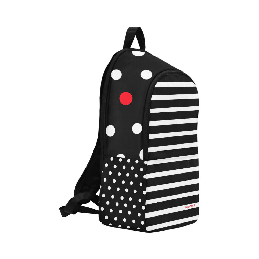 Red Dot. Inspired by the Magic Island of Gotland. Fabric Backpack for Adult (Model 1659)