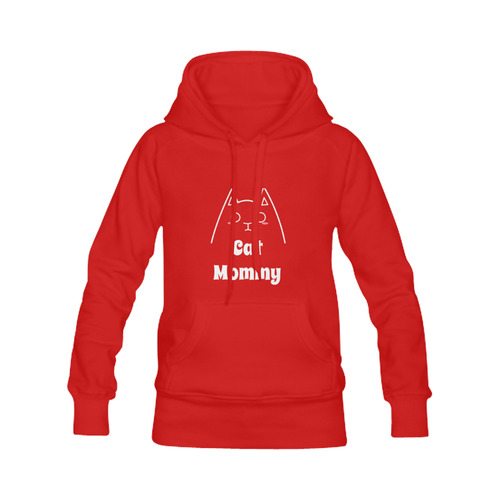 Love My Cat Mommy Women's Classic Hoodies (Model H07)