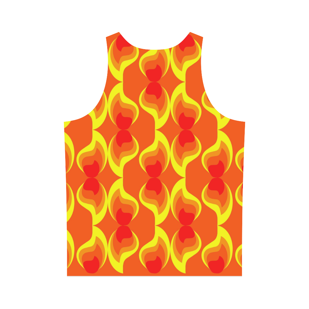 FLAMES All Over Print Tank Top for Men (Model T43)