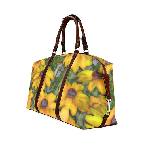 Amazing Floral 28A by FeelGood Classic Travel Bag (Model 1643) Remake