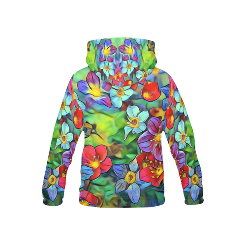 Amazing Floral 29B by FeelGood All Over Print Hoodie for Kid (USA Size) (Model H13)