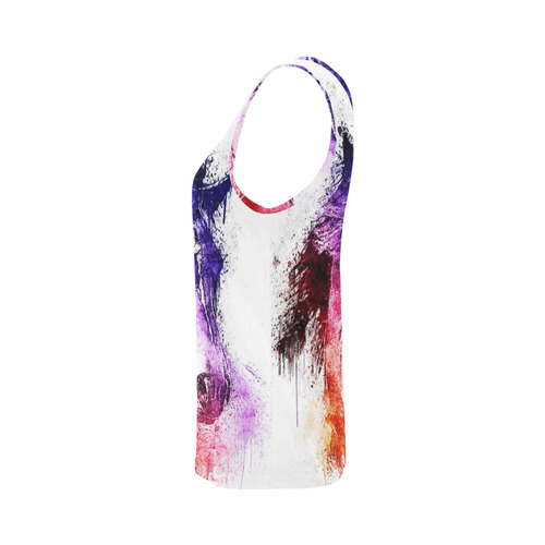 watercolor horse All Over Print Tank Top for Women (Model T43)