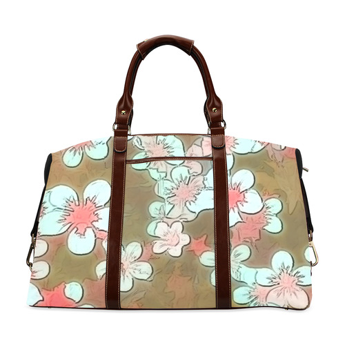 lovely floral 29 A by FeelGood Classic Travel Bag (Model 1643) Remake