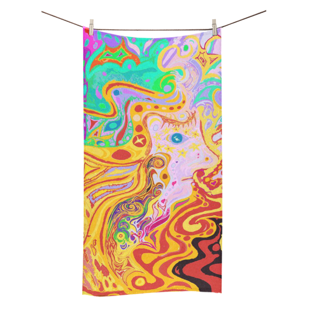 Hair of the Divine Universe Art Towel 3 Bath Towel 30"x56"