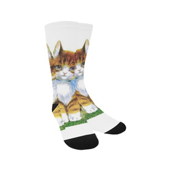 Vintage Kittens Trouser Socks