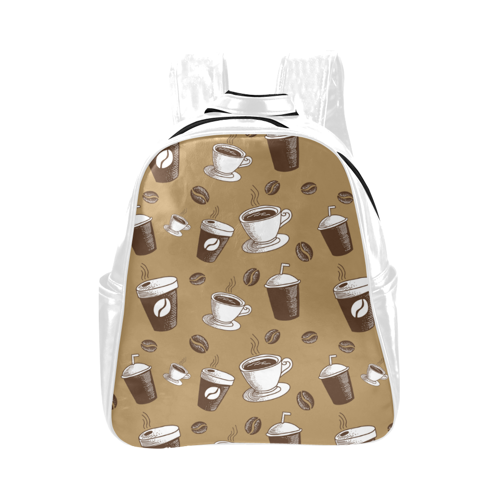 More Coffee Backpack Multi-Pockets Backpack (Model 1636)