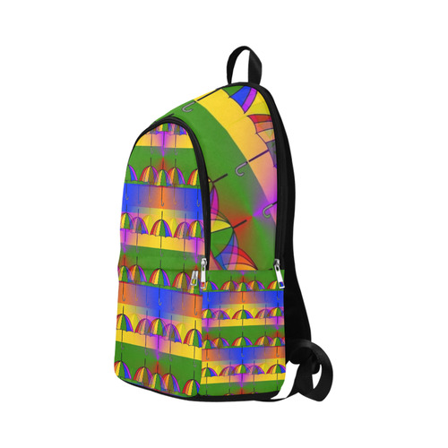 Rainbow Umbrella Pop by Popart Lover Fabric Backpack for Adult (Model 1659)