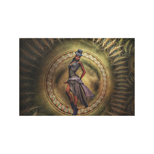 fantasy Steampunk Lady B by JamColors Placemat 12’’ x 18’’ (Set of 2)