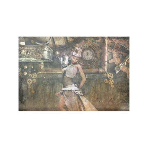 fantasy Steampunk Lady A by JamColors Placemat 12’’ x 18’’ (Set of 6)