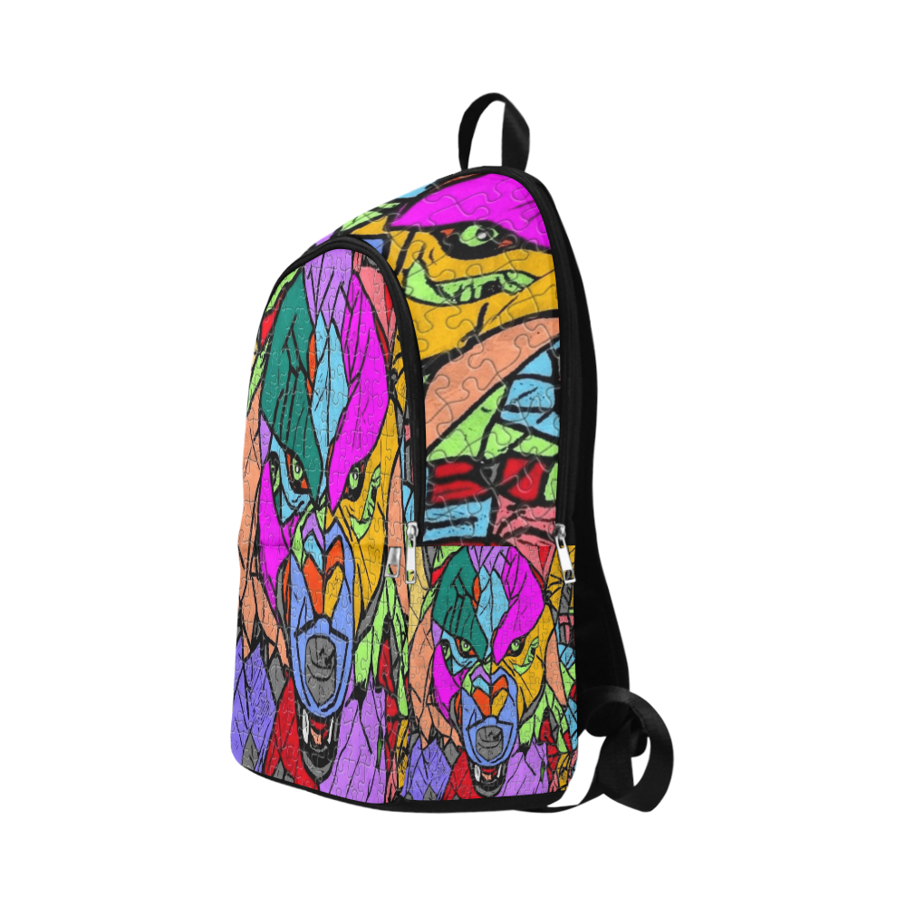 Wolf by Popart Lover Fabric Backpack for Adult (Model 1659)