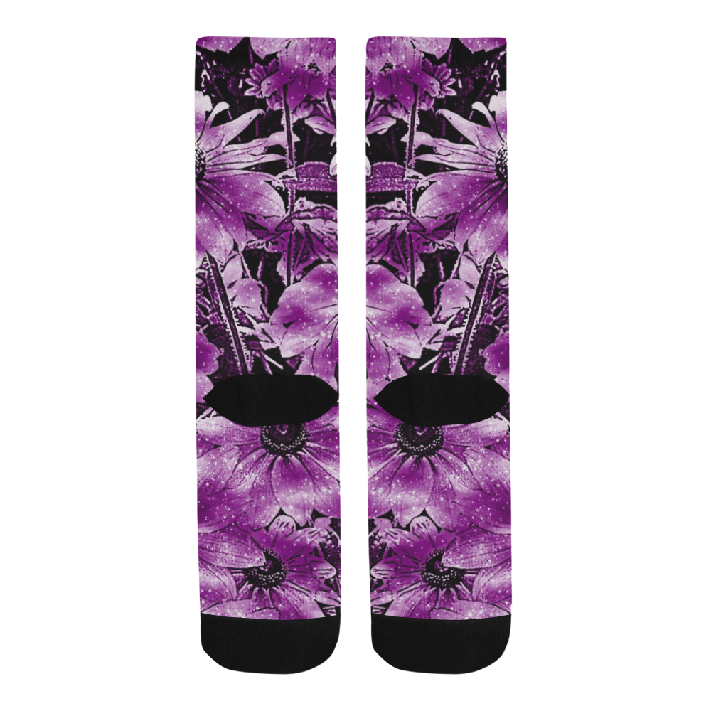 wonderful sparkling Floral D by JamColors Trouser Socks