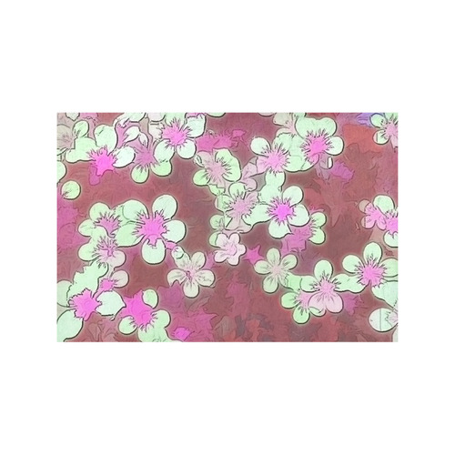lovely floral 29 B by FeelGood Placemat 12’’ x 18’’ (Set of 4)