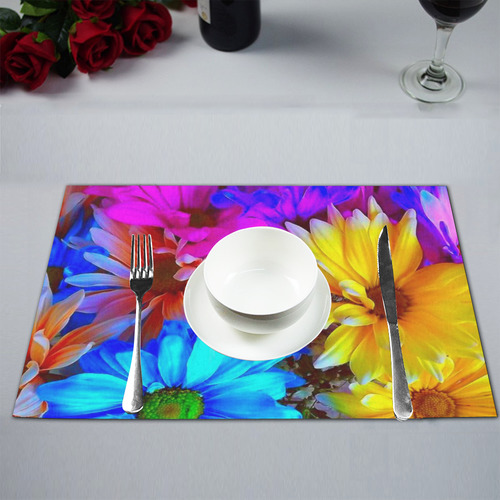 Amazing Floral 27 B by FeelGood Placemat 12’’ x 18’’ (Set of 2)