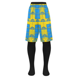 Sweden Umbrella by Popart Lover Men's Swim Trunk (Model L21)