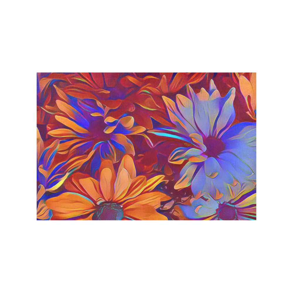 Amazing Floral 27 A by FeelGood Placemat 12’’ x 18’’ (Set of 4)