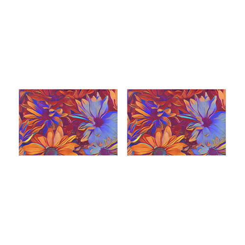 Amazing Floral 27 A by FeelGood Placemat 12’’ x 18’’ (Set of 2)