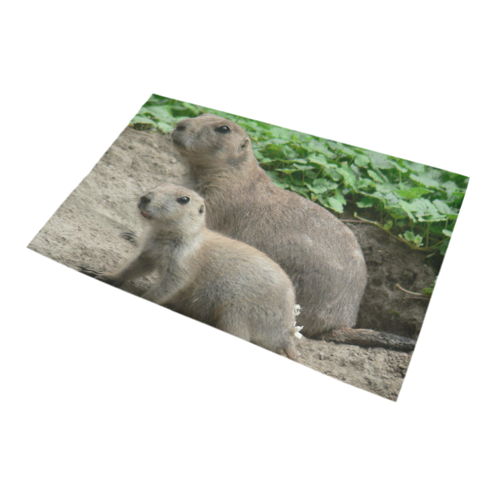 prairie dogs 04 Bath Rug 20''x 32''