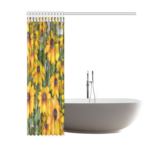 Amazing Floral 28A by FeelGood Shower Curtain 60"x72"