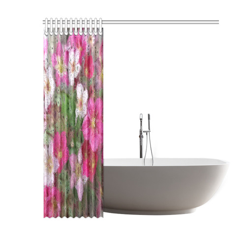 Amazing Floral 29C by FeelGood Shower Curtain 60"x72"
