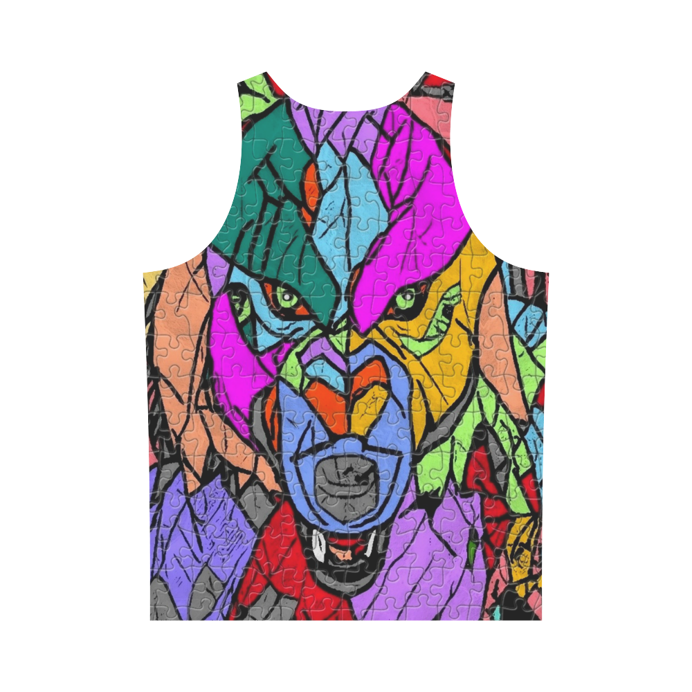 Wolf by Popart Lover All Over Print Tank Top for Men (Model T43)