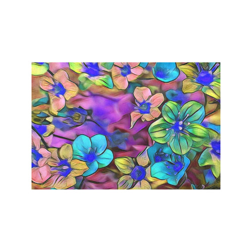 Amazing Floral 29A by FeelGood Placemat 12’’ x 18’’ (Set of 4)