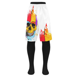 A SKull Love by Popart Lover Men's Swim Trunk (Model L21)
