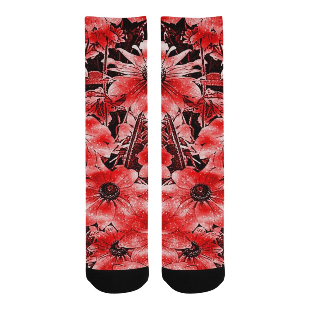wonderful sparkling Floral E by JamColors Trouser Socks