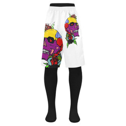 A Skull Love by Popart Lover Men's Swim Trunk (Model L21)