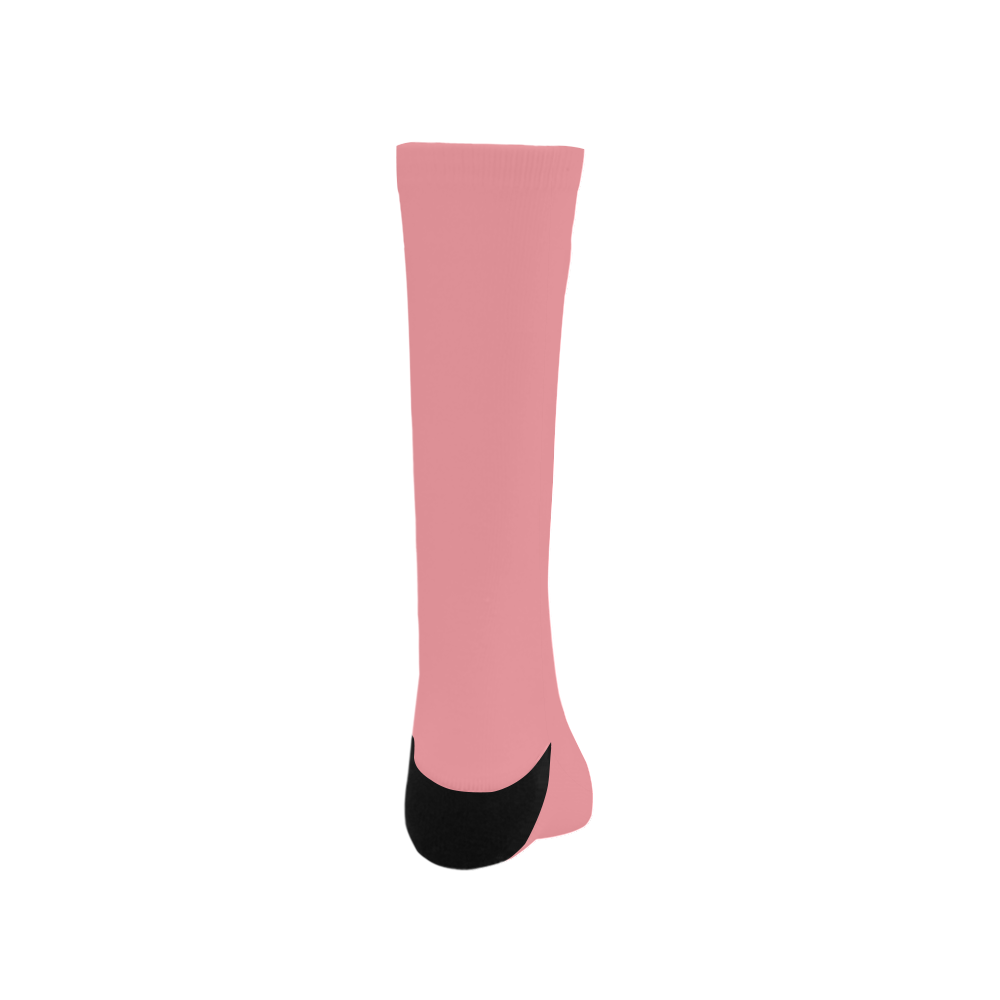 Flamingo Pink Trouser Socks
