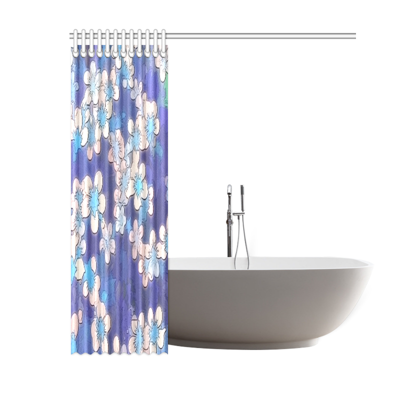 lovely floral 29 C by FeelGood Shower Curtain 60"x72"