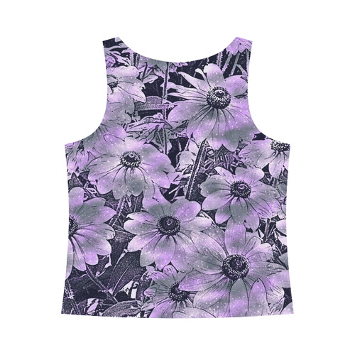 wonderful sparkling Floral B by JamColors All Over Print Tank Top for Women (Model T43)