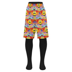 Fun Skull by Popart Lover Men's Swim Trunk (Model L21)