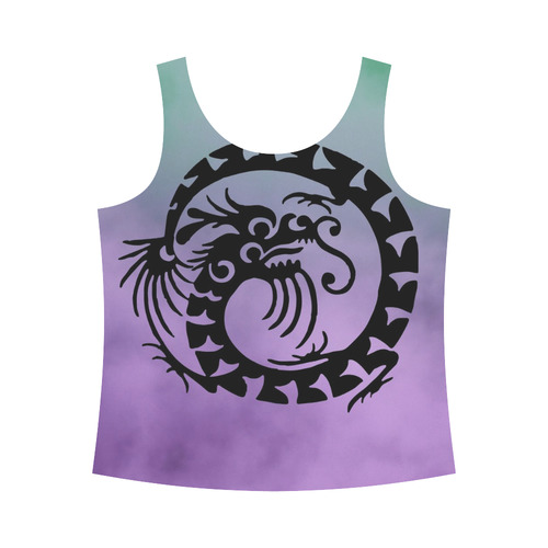 Cheinese Fantasy Dragon A by FeelGood All Over Print Tank Top for Women (Model T43)