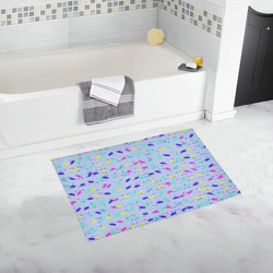 cute fish pattern B by FeelGood Bath Rug 20''x 32''
