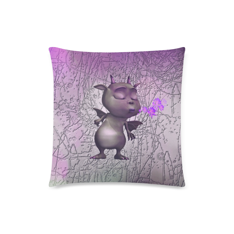 Cute fantasy dragon A by FeelGood Custom Zippered Pillow Case 18"x18" (one side)