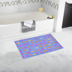 cute fish pattern A by FeelGood Bath Rug 16''x 28''