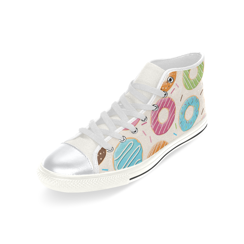 Cookies High Top Canvas Shoes for Kid (Model 017)