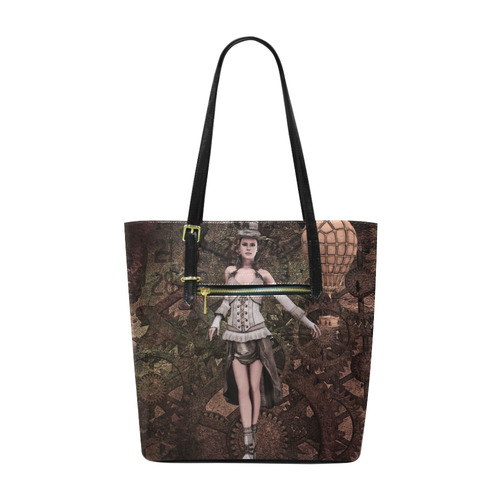 fantasy Steampunk Lady 2B by JamColors Euramerican Tote Bag/Small (Model 1655)