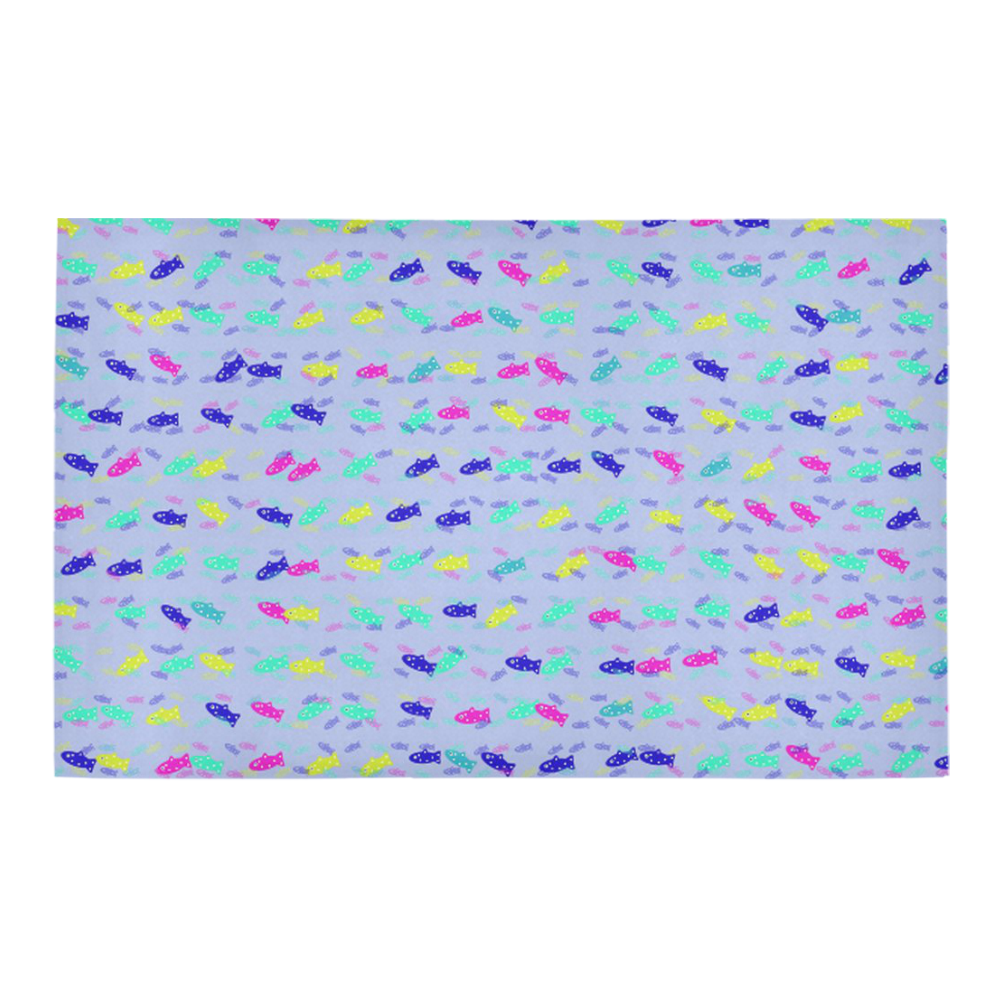 cute fish pattern B by FeelGood Bath Rug 20''x 32''