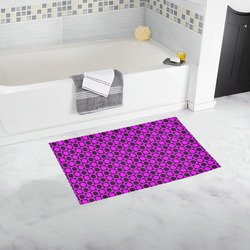 friendly retro pattern G by Feelgood Bath Rug 16''x 28''