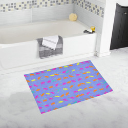 cute fish pattern A by FeelGood Bath Rug 20''x 32''