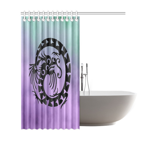 Cheinese Fantasy Dragon A by FeelGood Shower Curtain 69"x72"