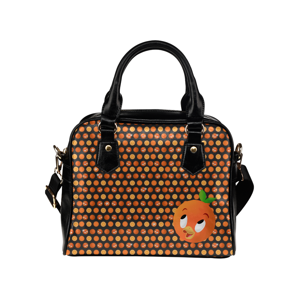 orangebirdpolka Shoulder Handbag (Model 1634)