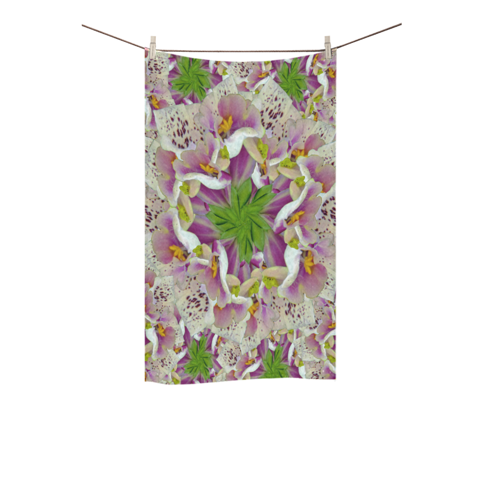 Digitalis Purpurea Flora Custom Towel 16"x28"