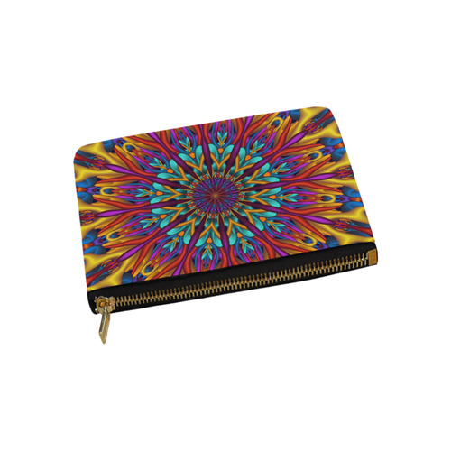 Amazing colors fractal mandala Carry-All Pouch 9.5''x6''